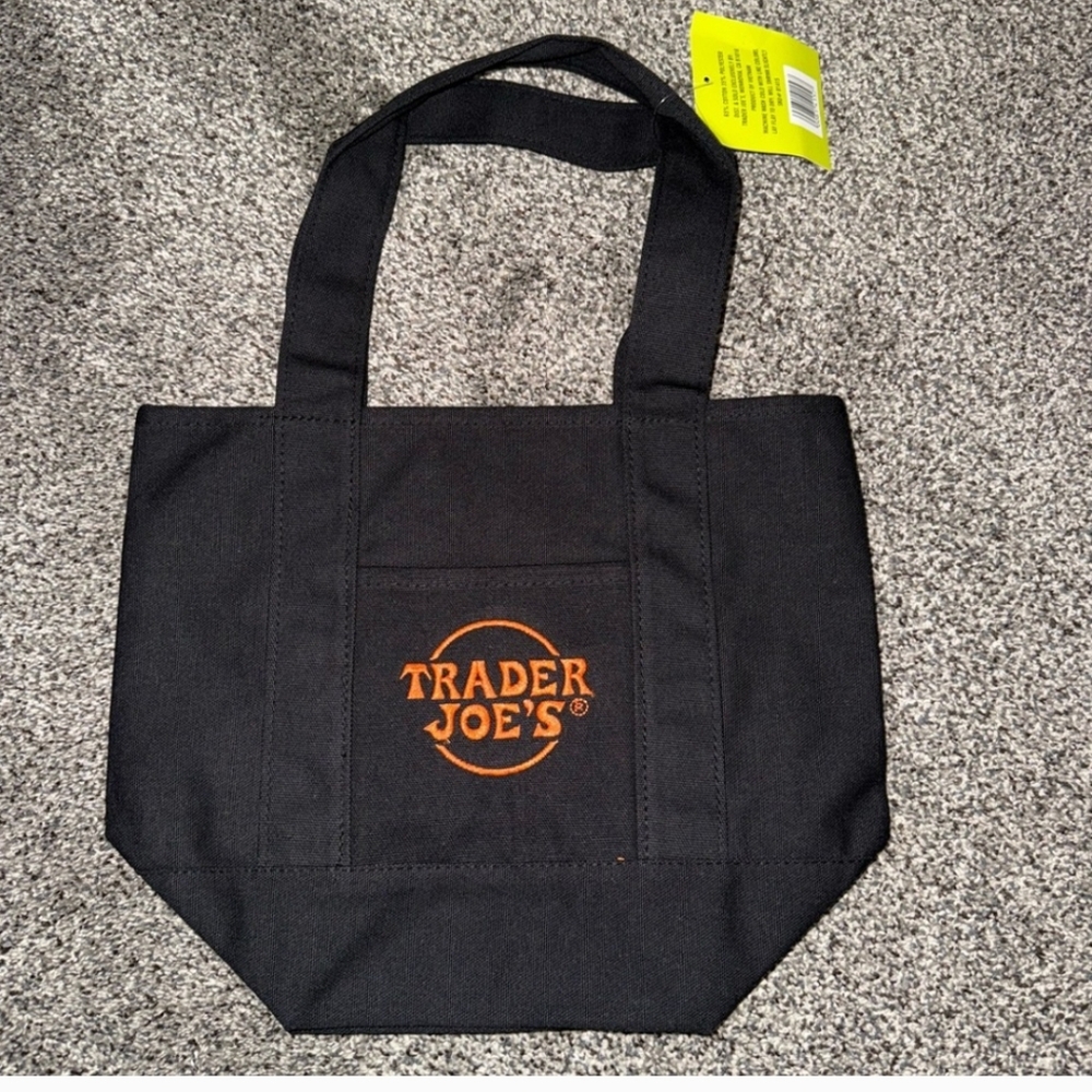 Trader Joe's Black Mini Tote
